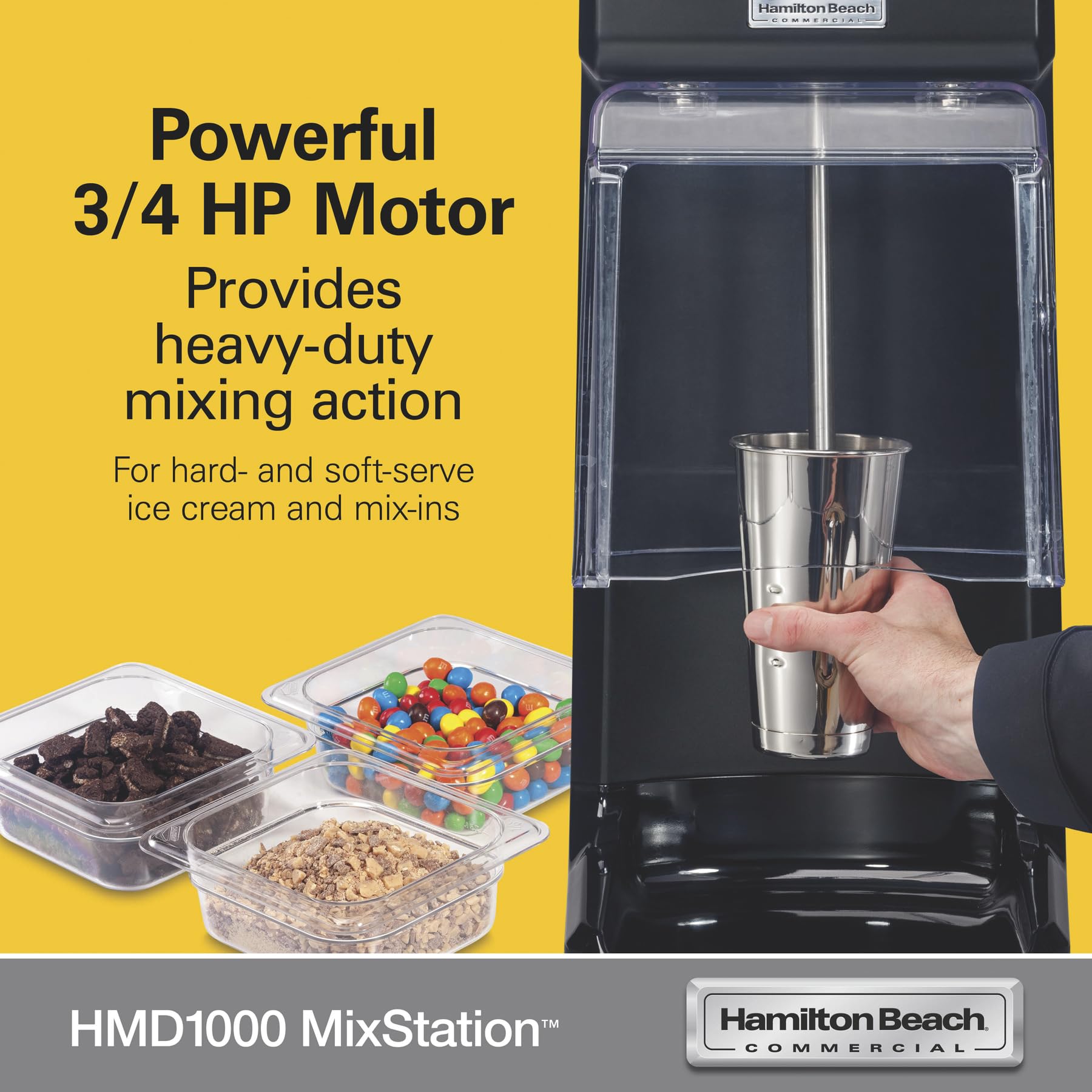 Amazon.com: Hamilton Beach Commercial MixStation Drink Mixer, 3/4